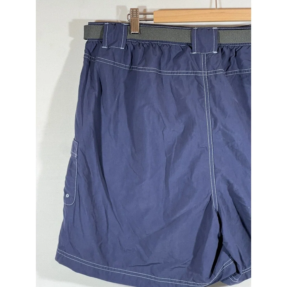 Columbia Cargo Shorts Mens 2XL Blue Hiking Gorpcore Outdoor Utility Trail